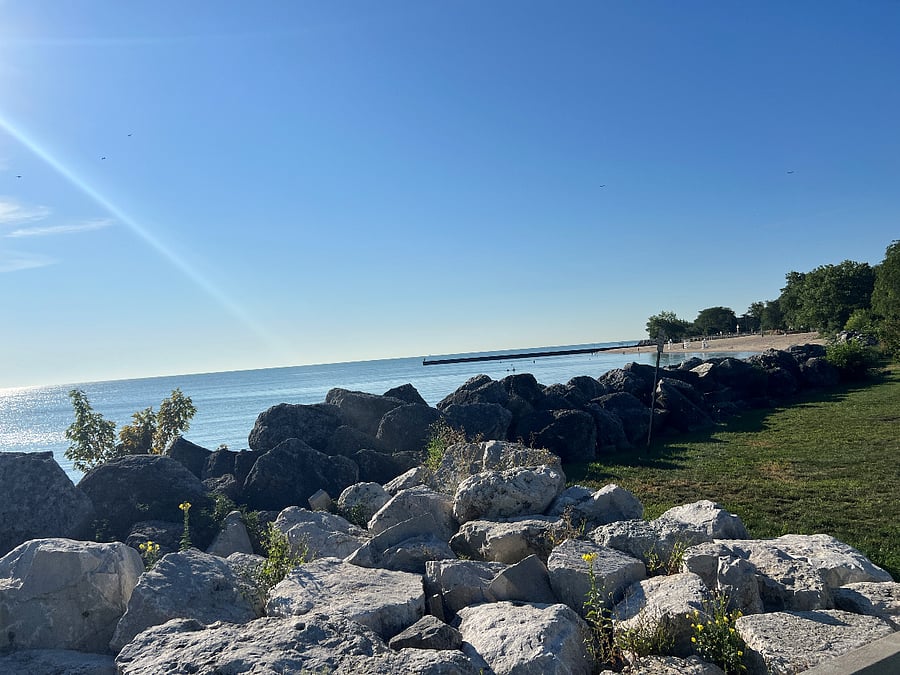 Garden Park just north of South Blvd Beach.
