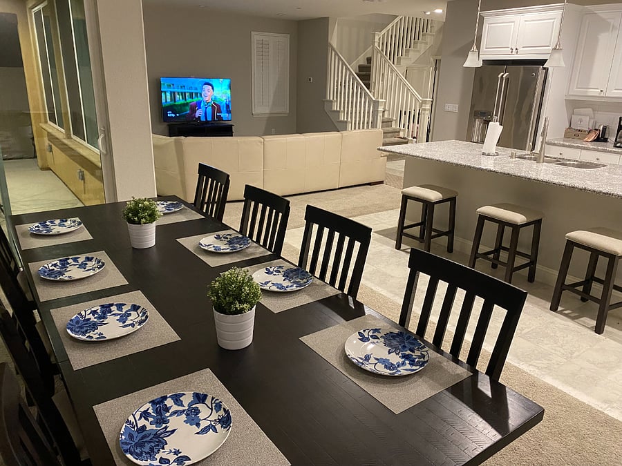 Dining table for 8