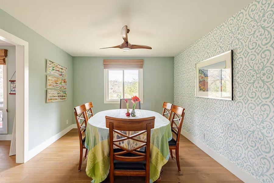 Formal dining room that could also be used as a work station