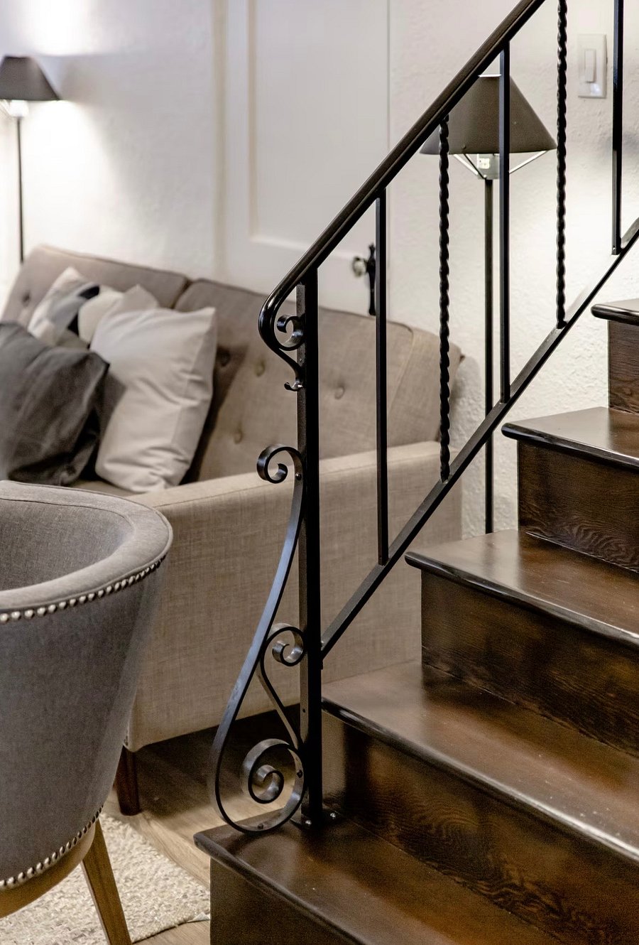 Stairs in living room
