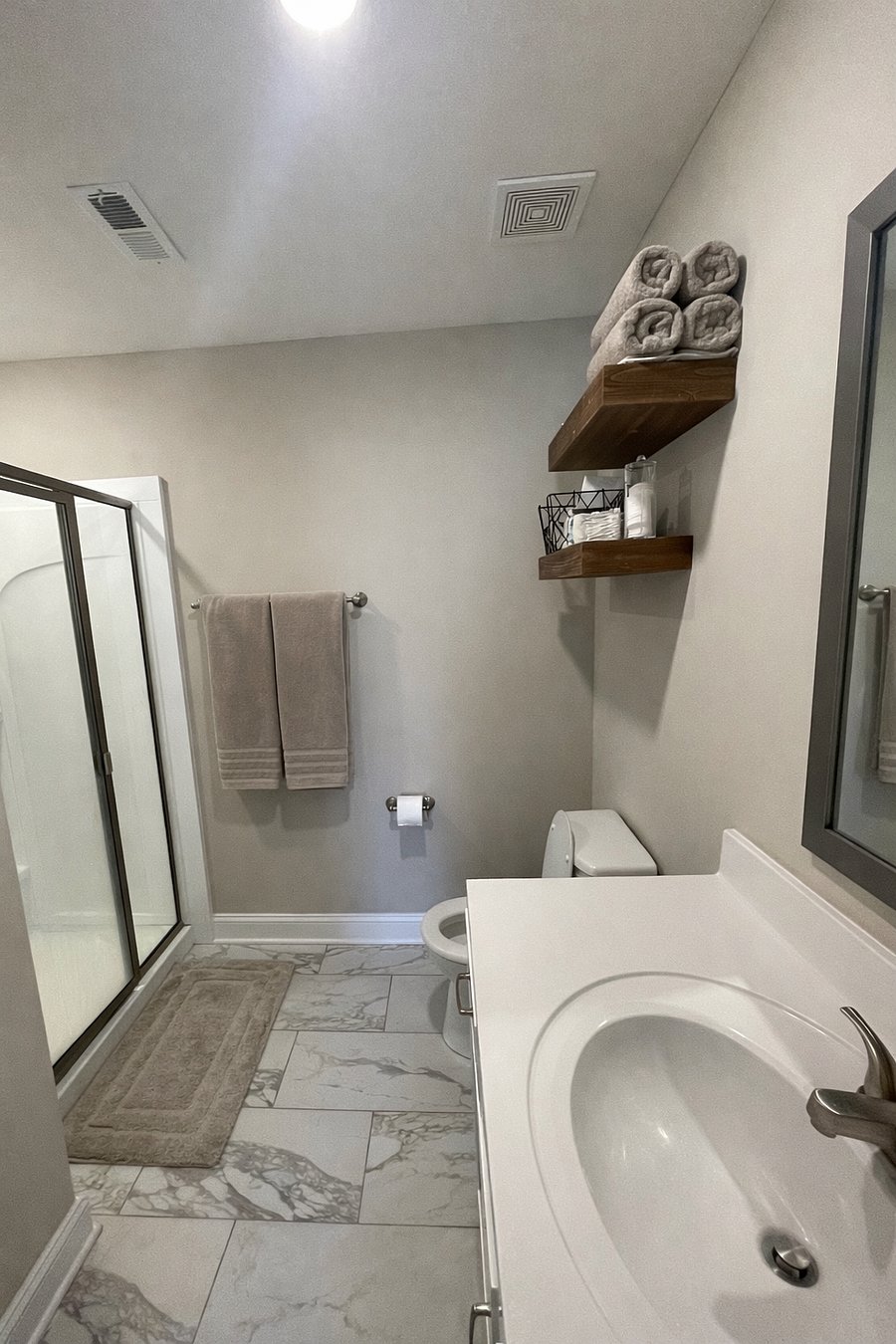 Master bathroom, walk-in shower