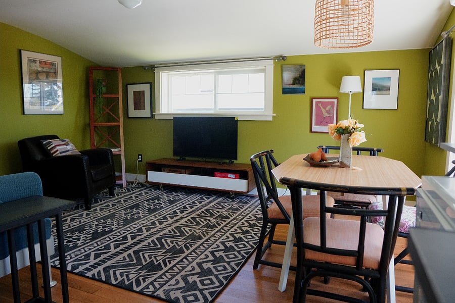 Dining room off the kitchen