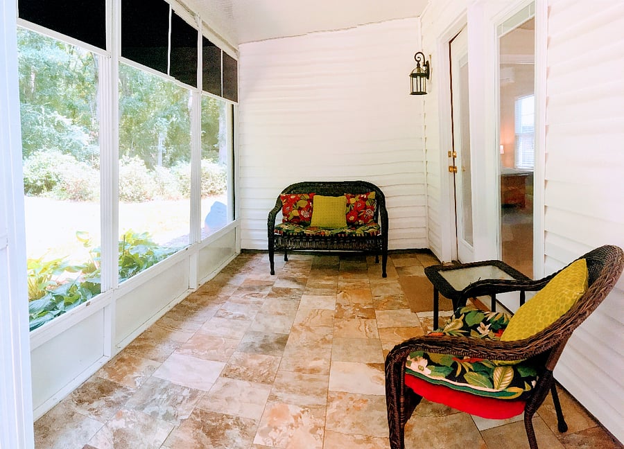 Screened porch
