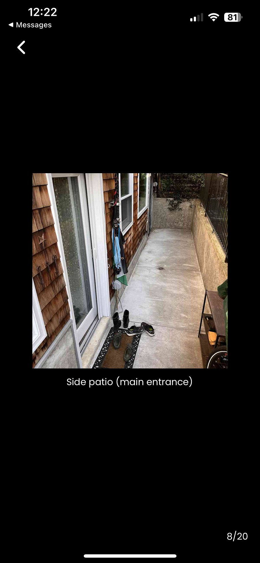 side patio