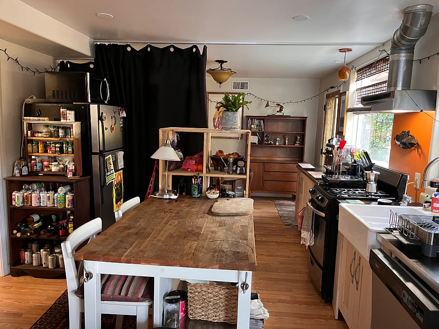 Kitchen, eating area