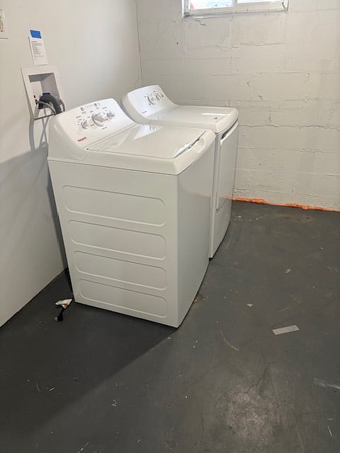 Washer and dryer