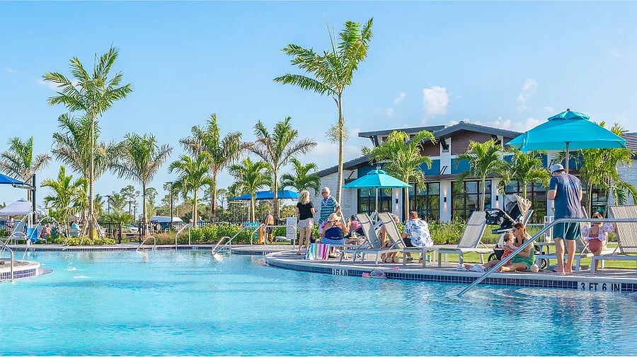 Main pool area