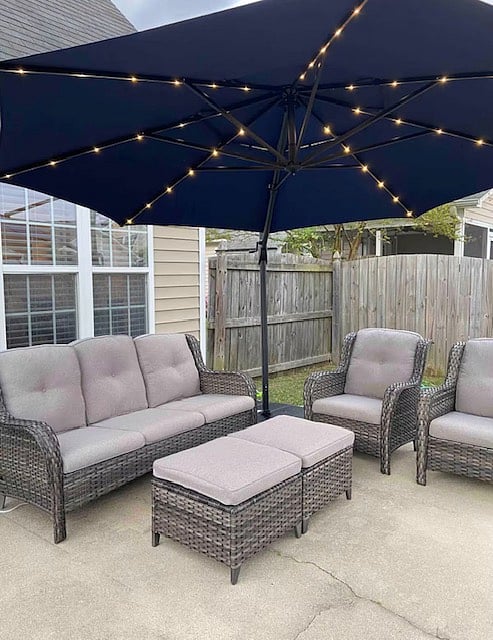 Rear patio, fully fenced