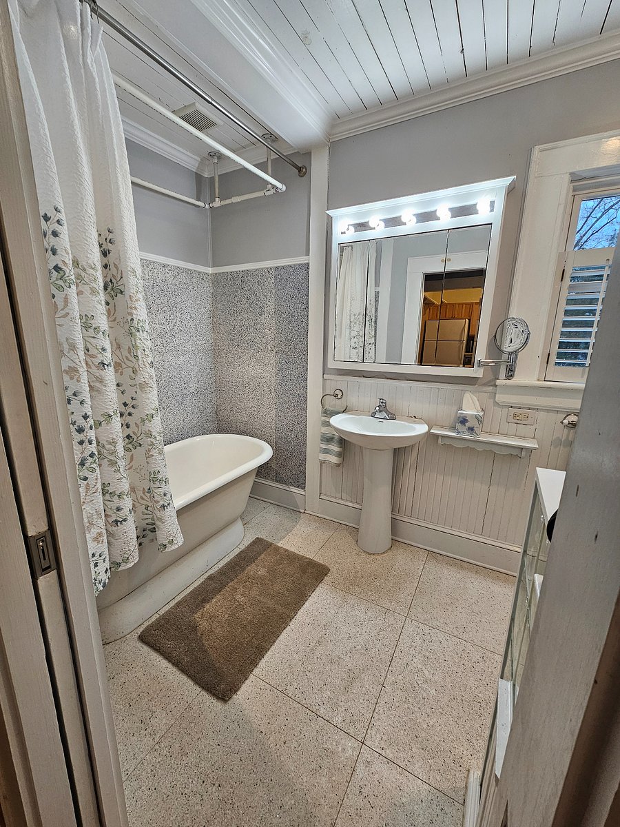 Tub and shower!