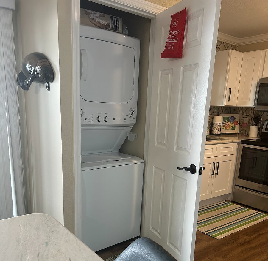 Washer & Dryer in House