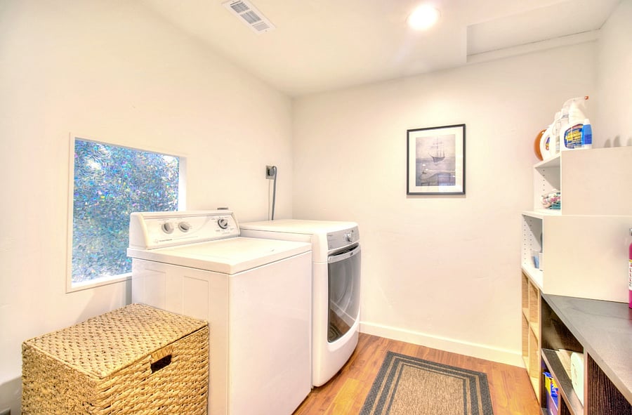 Laundry room.