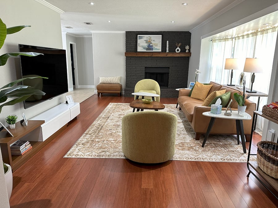 Living Area: 75" TV