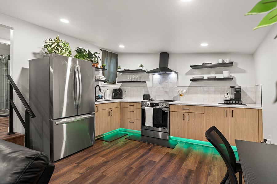 Spacious kitchen designed for real cooking