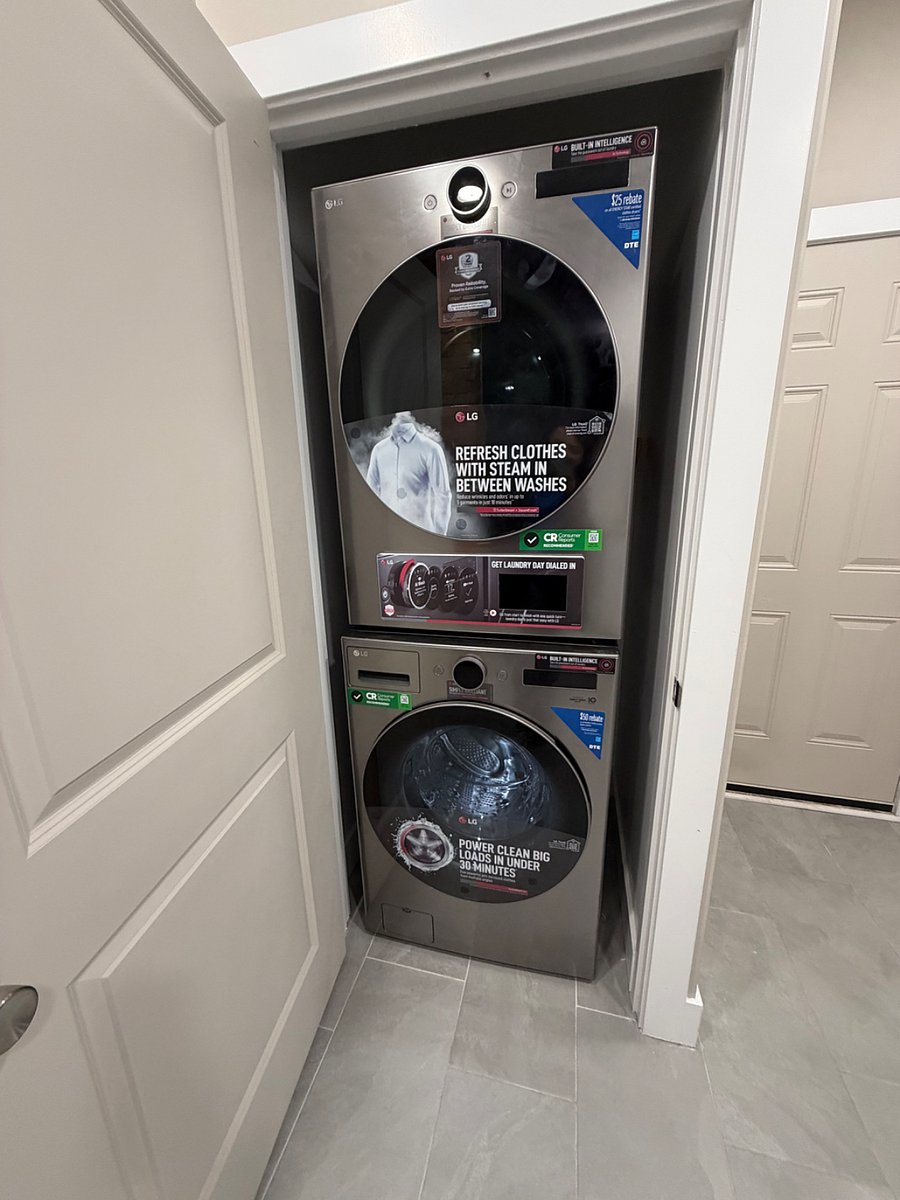 In-unit washer and dryer available. 