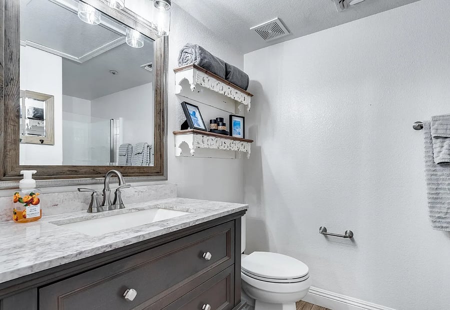second bathroom on second floor
