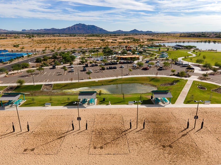 Sand Volleyball courts at Gilbert Regional Park