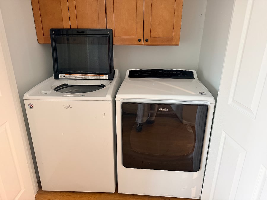 Full size washer and dryer