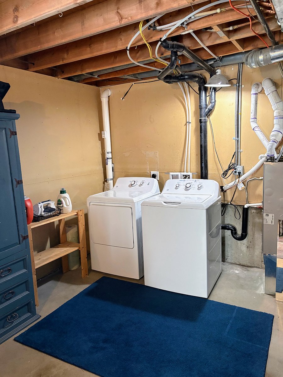 Your private laundry area