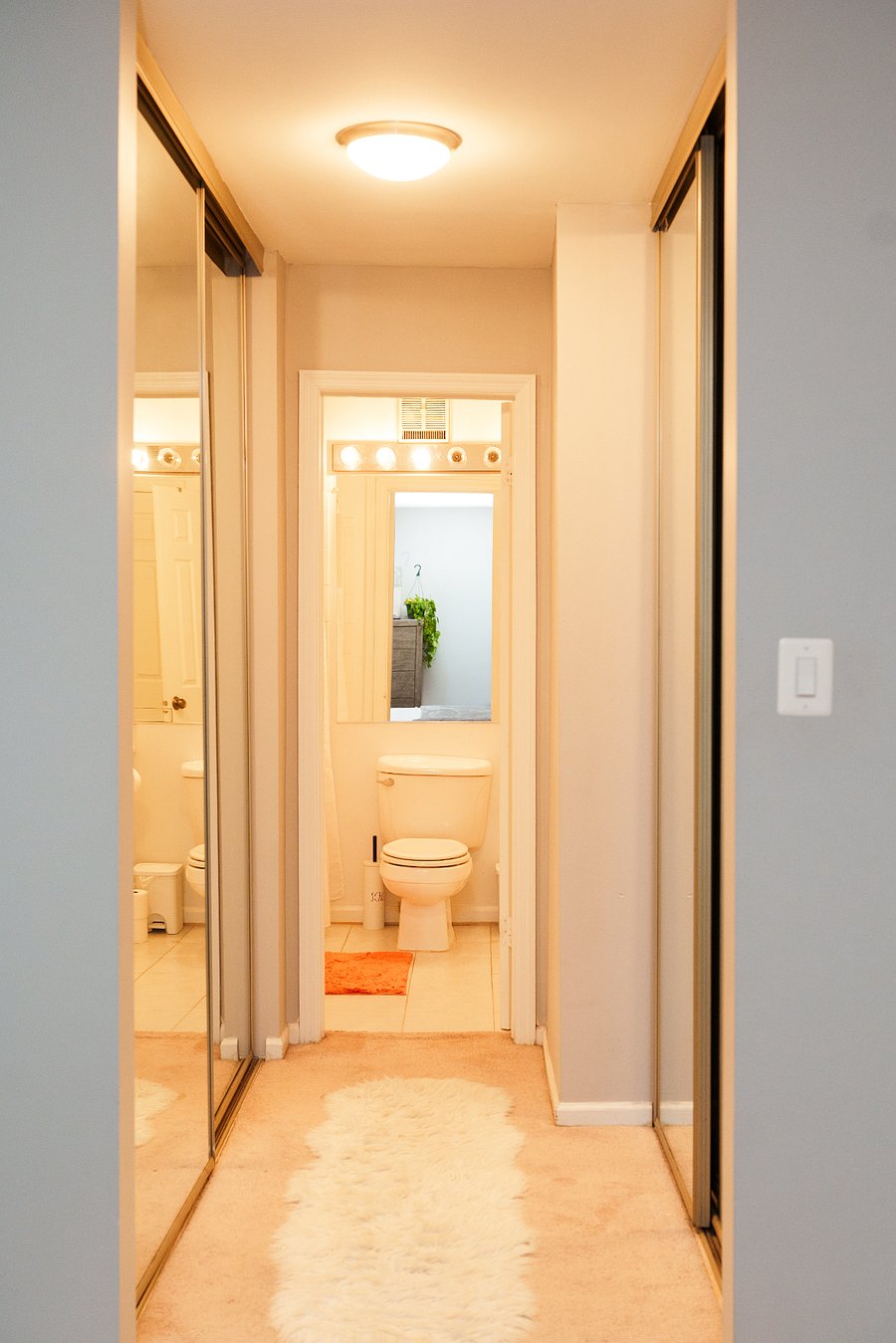 Closet and Bathroom First Floor