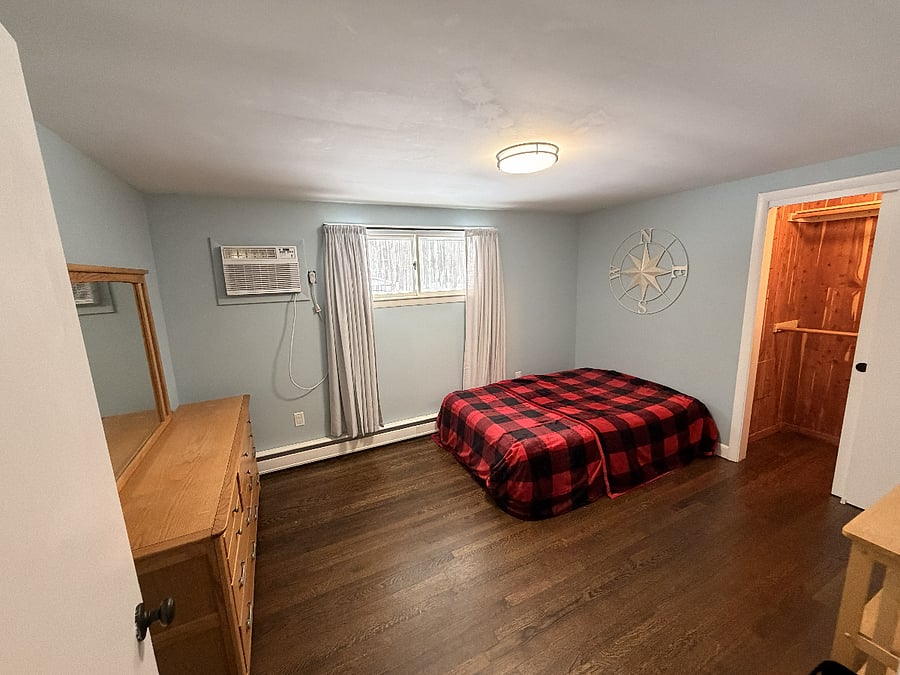 Private Bedroom #2 with walk in cedar closet