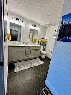 bathroom on second floor for bedrooms 2 & 3