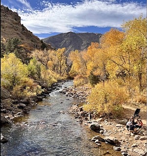 View of nearby Clear Creek - walking distance from home