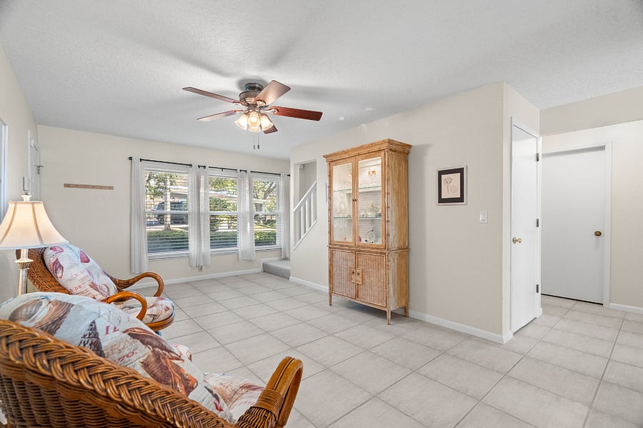Entryway living area.