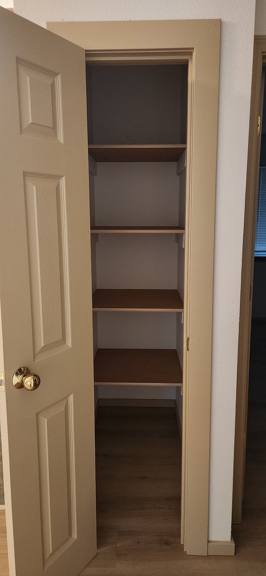 Hall closet.