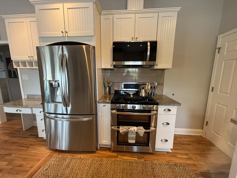 Refrigerator/gas oven