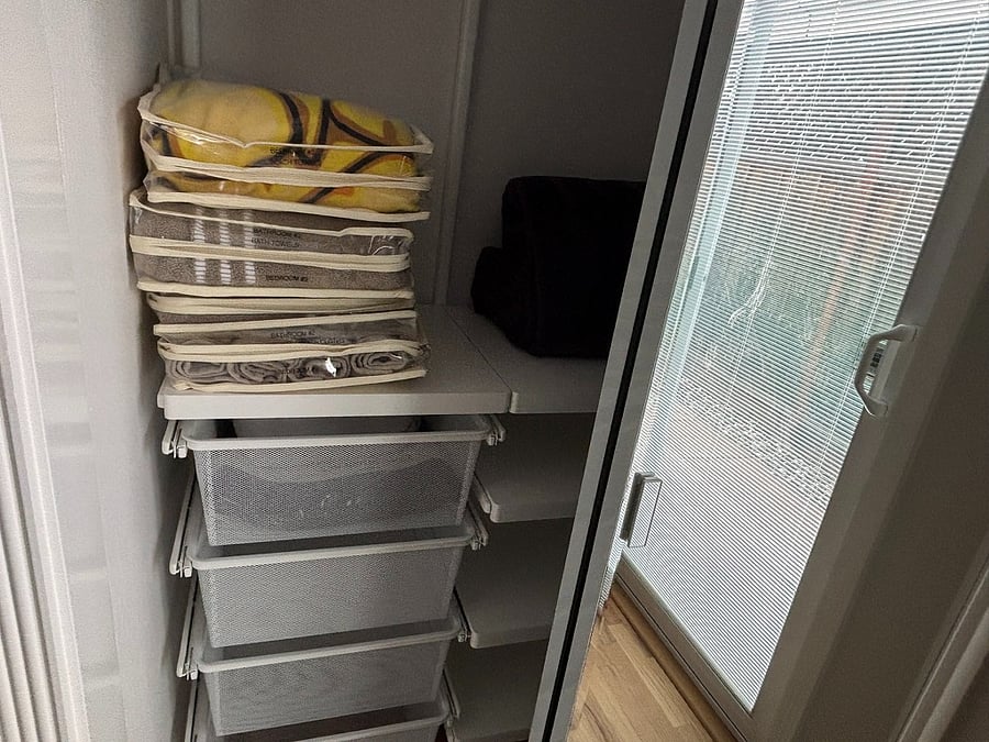Primary closet
