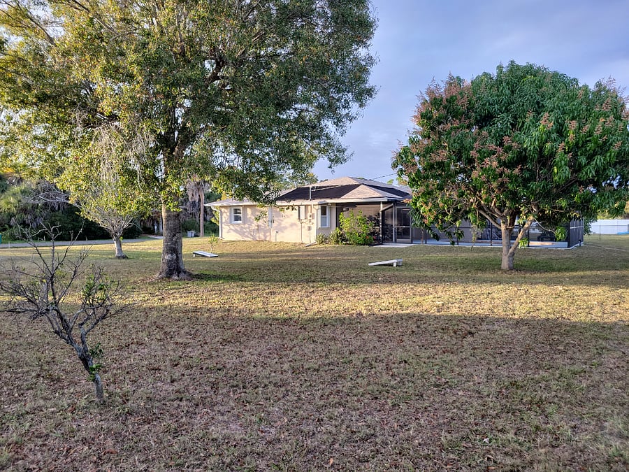 Recreation area and house