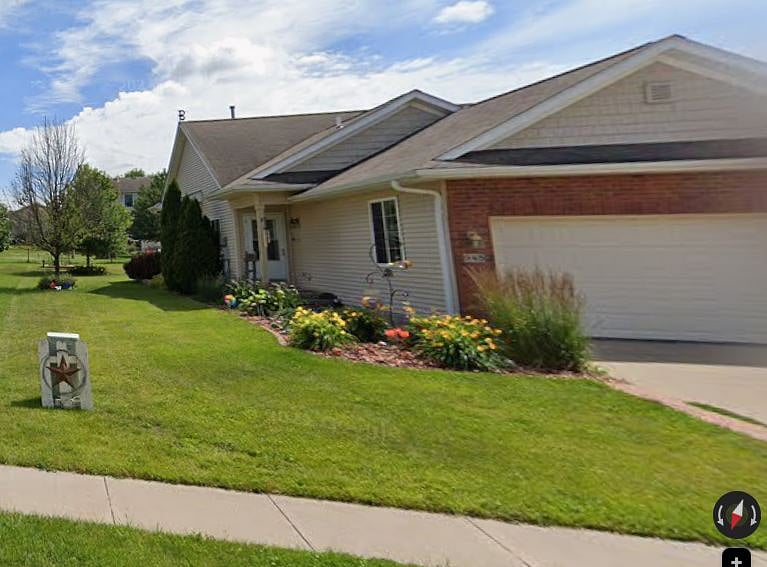 What our home looks like in the spring and summer.