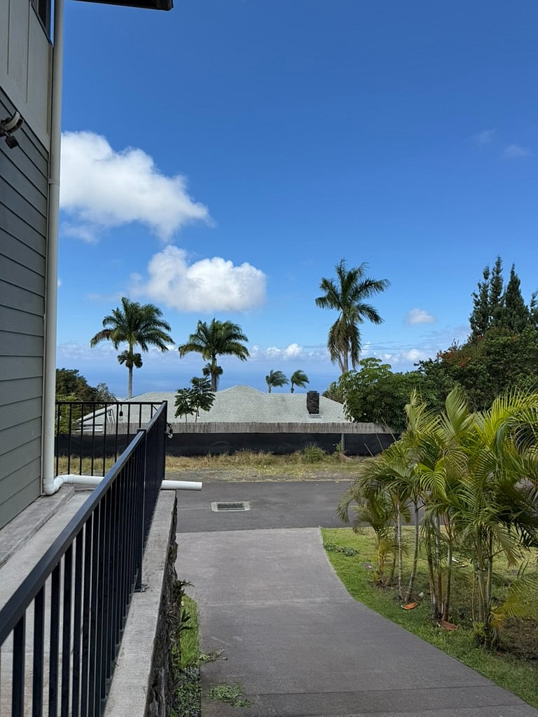 View from entrance