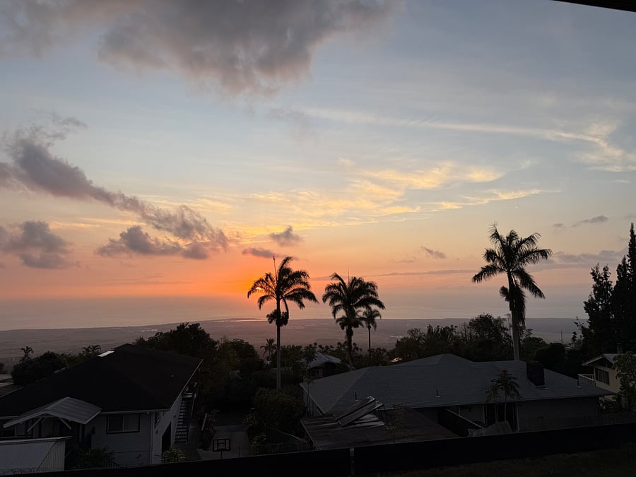 sunset hues