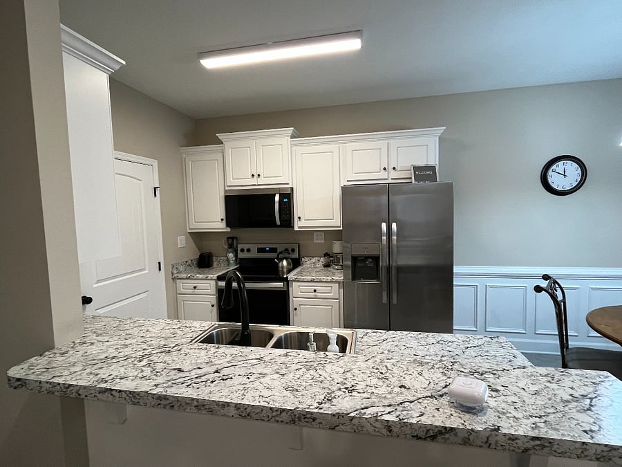 Full Kitchen shared between each renter.