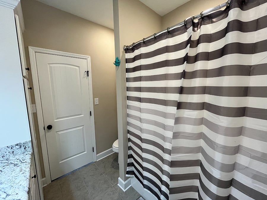 bathroom attached to king bedroom