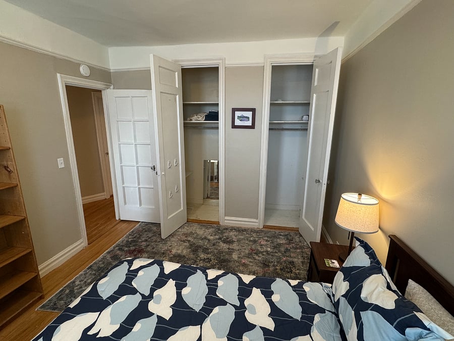 Ample storage in room