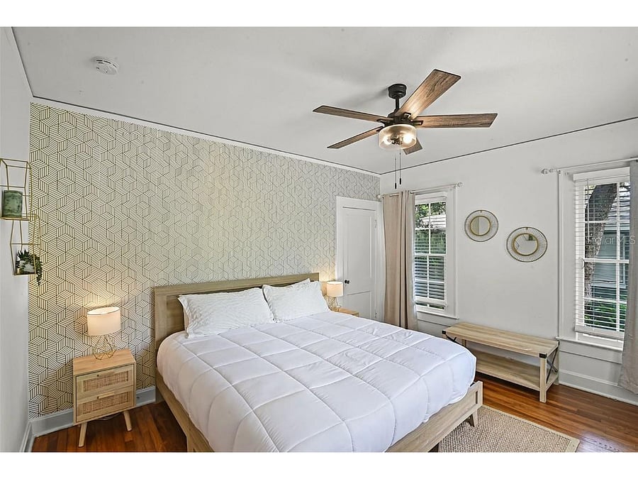 Main bedroom with king bed
