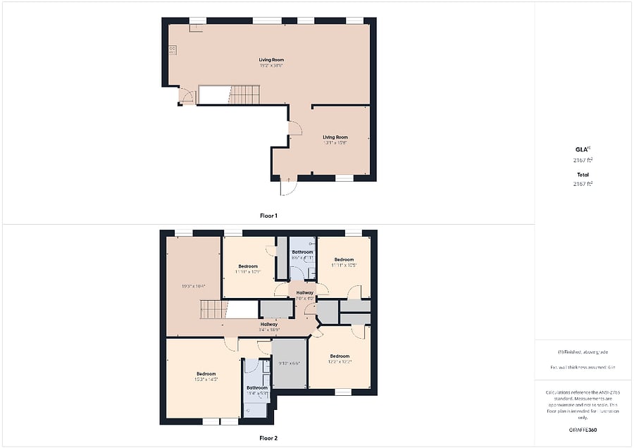 Floor plan - 1st & 2nd floor