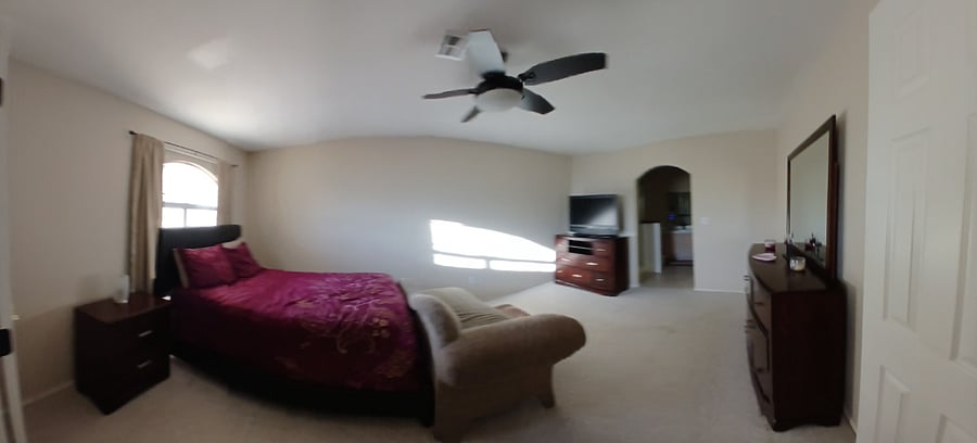 Master suit,  with queen size with a night stand