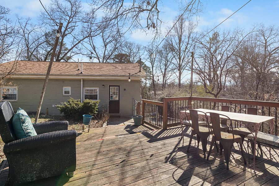 backyard deck