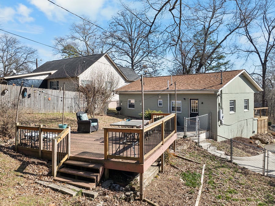 backyard deck