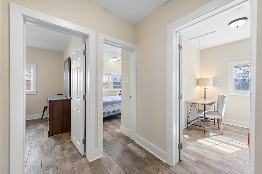view in hallway