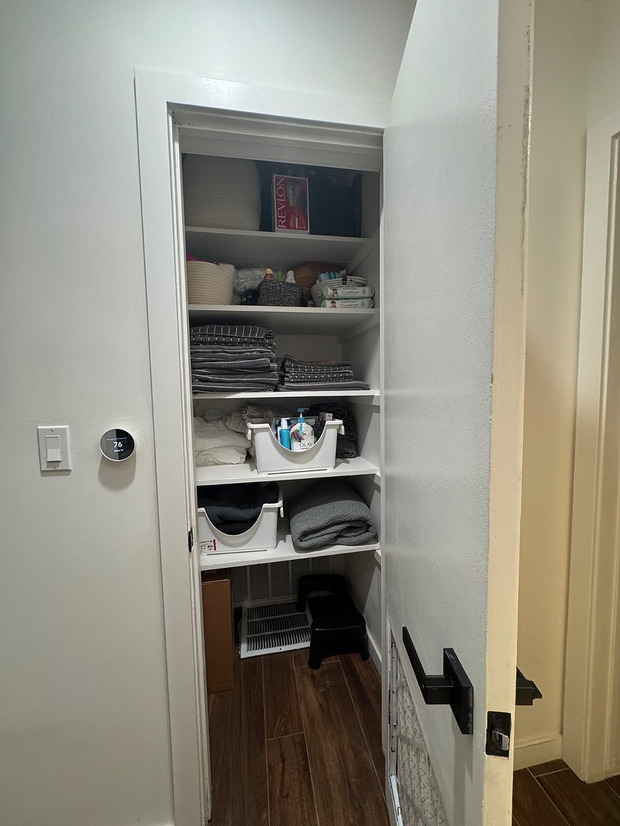 Hallway closet & Nest Thermostat