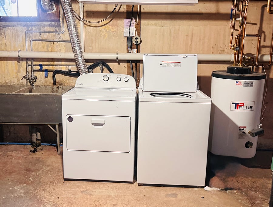 Washer and dryer