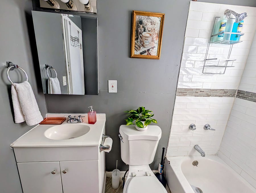 Bathroom with bathtub