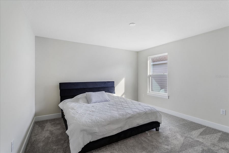 Bedroom with king bed