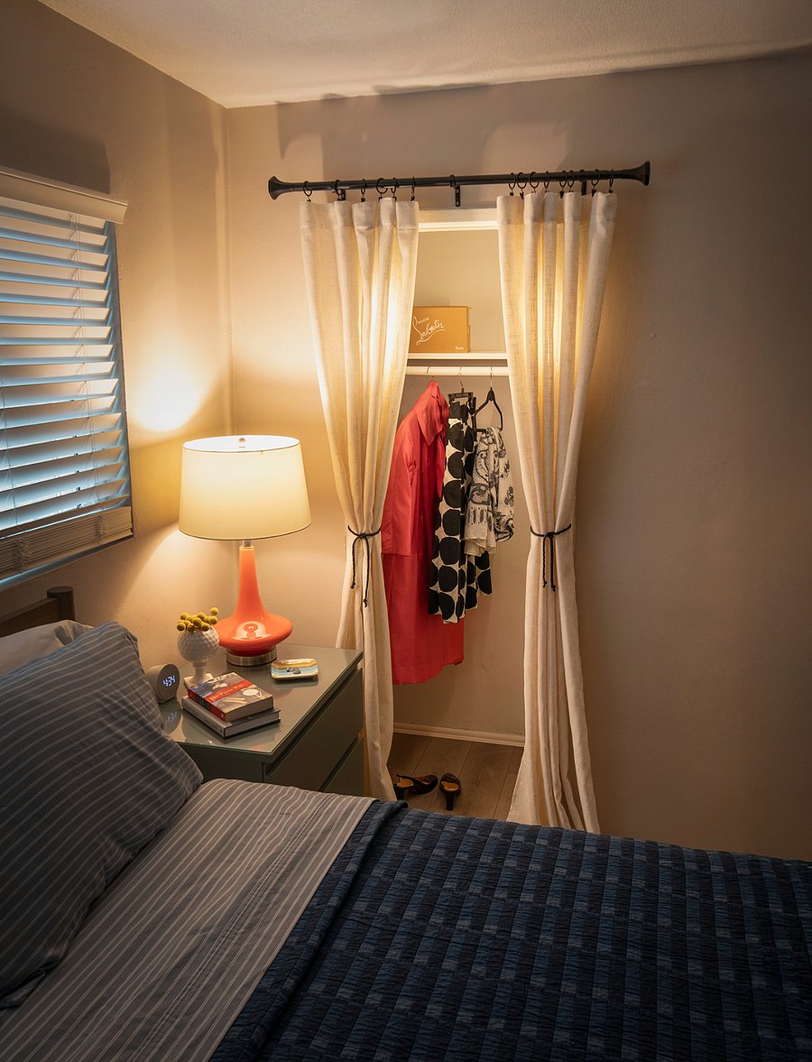 closet in queen bedroom