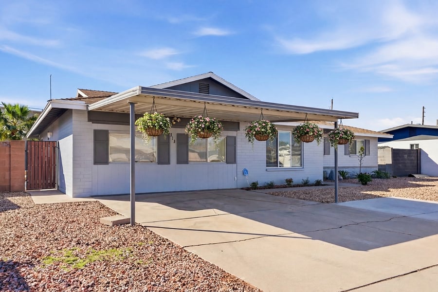 Ranch style house built to last! It is surprisingly very quiet inside!