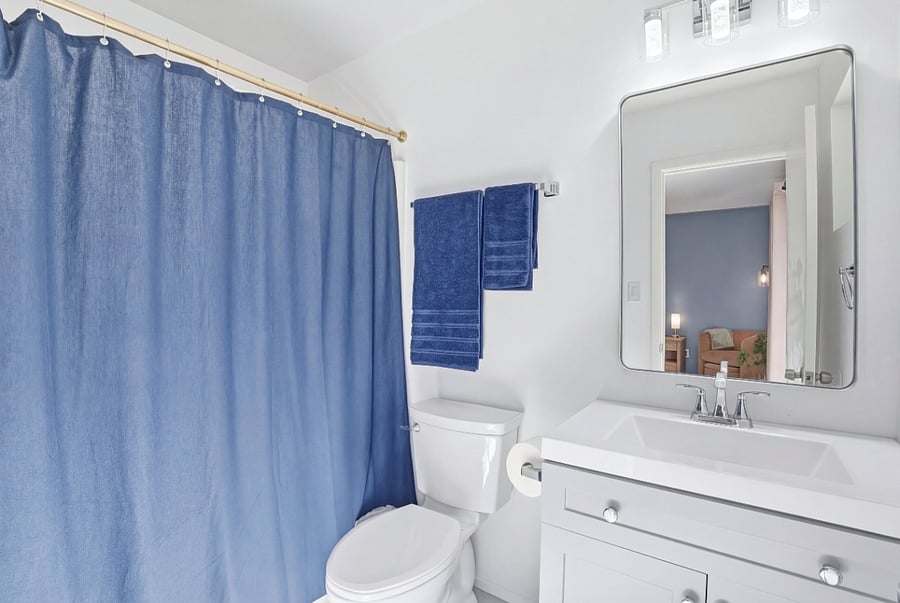 Private bathroom. Tub and shower combo.